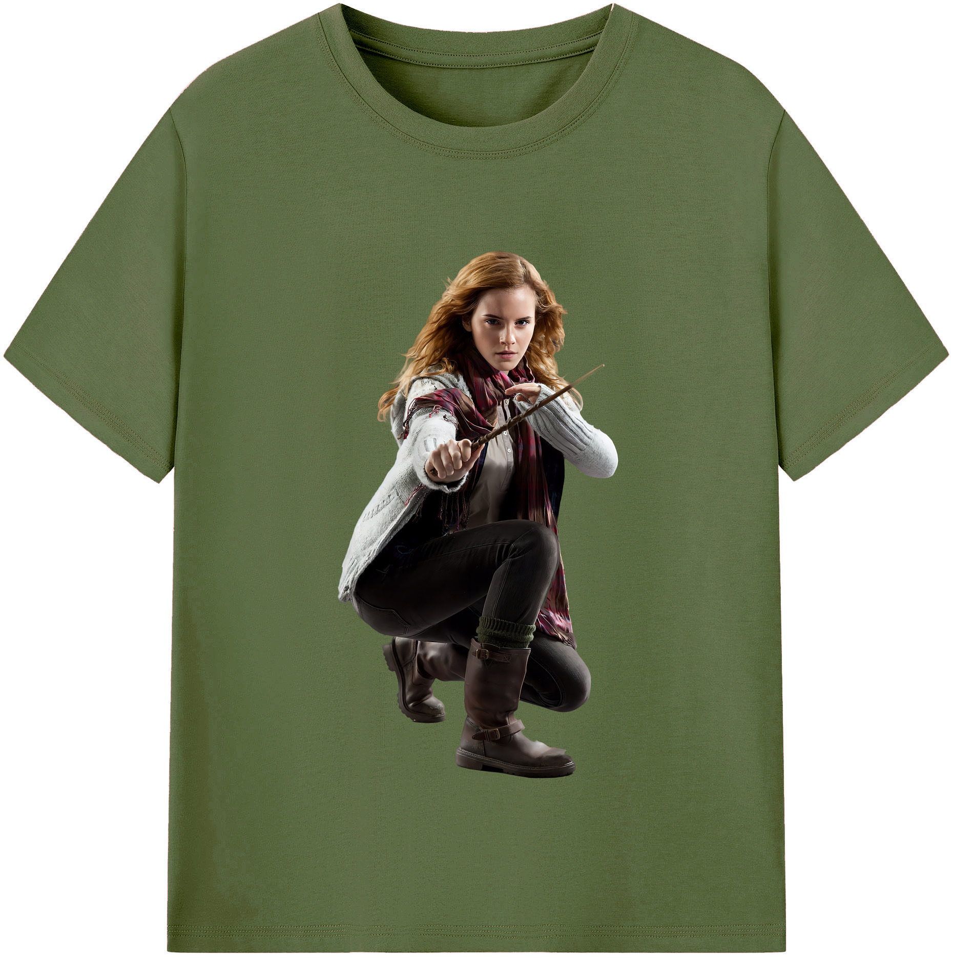 （画像用） Harry Potter ハリー・ポッターシリーズ 綿100％半袖Tシャツ（フロントプリント）